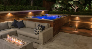 hot tub ideas backyard