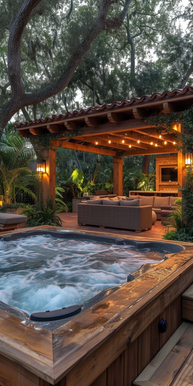 Hot Tub Ideas to Transform Your Backyard
into a Relaxing Oasis