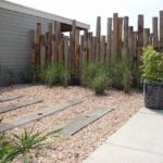 backyard garden design fence