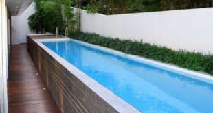 backyard design above ground pool