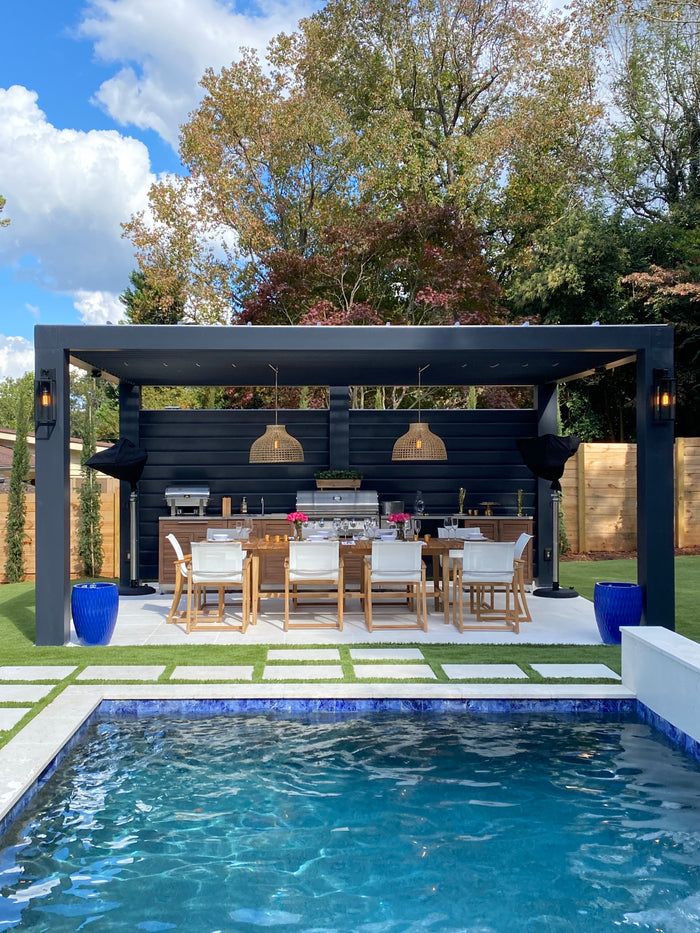 Stunning Backyard Patio Designs with
Pools for Ultimate Outdoor Living