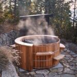 hot tub ideas backyard