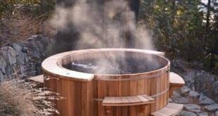 hot tub ideas backyard