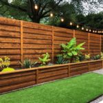 backyard design fence