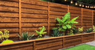 backyard design fence