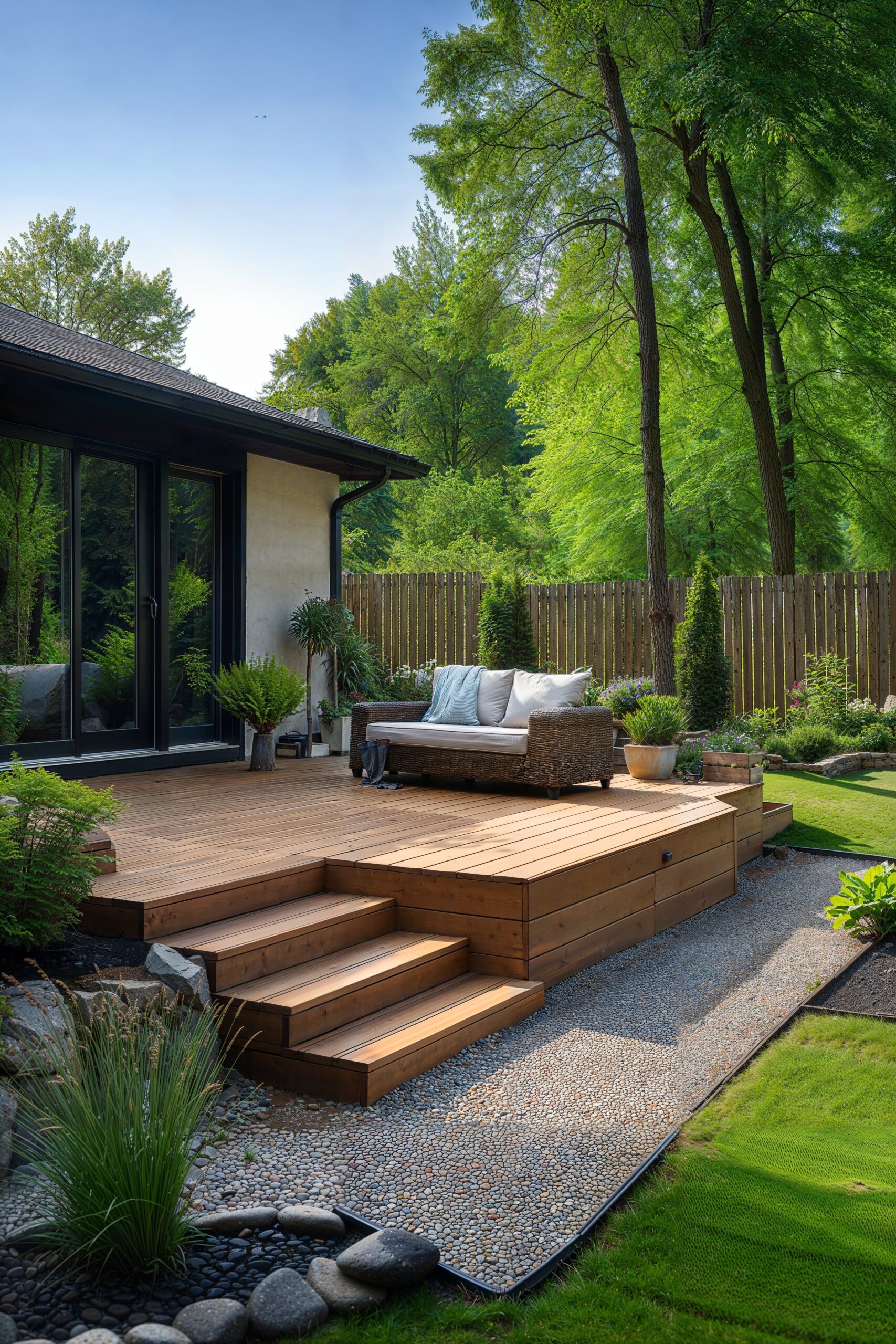 Transform Your Outdoor Space with a
Stunning Backyard Deck Design