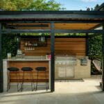 backyard design bbq