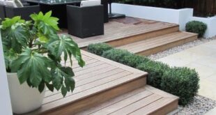 backyard design with deck