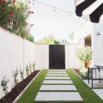 backyard design turf