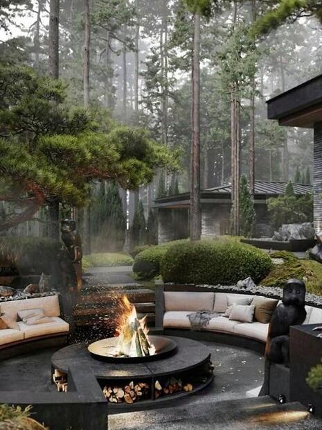 Transform Your Outdoor Space with a
Stylish Backyard Fireplace Design