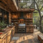 backyard design kitchen