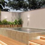 backyard design jacuzzi