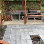 backyard design bbq