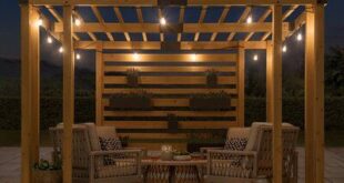 backyard design pergola