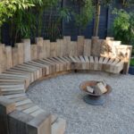 backyard design with fire pit