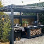 backyard design kitchen