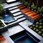 backyard design jacuzzi