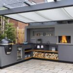 backyard design kitchen