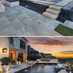 backyard design with pool and fire pit