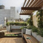 backyard design with deck