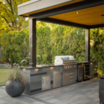 backyard design kitchen