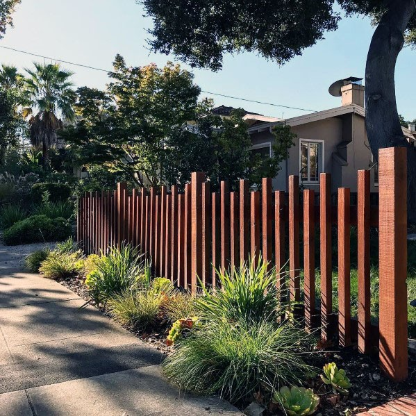 backyard design fence