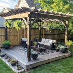 backyard design with gazebo