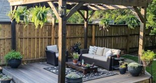 backyard design with gazebo