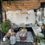 backyard design boho