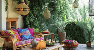 backyard design boho