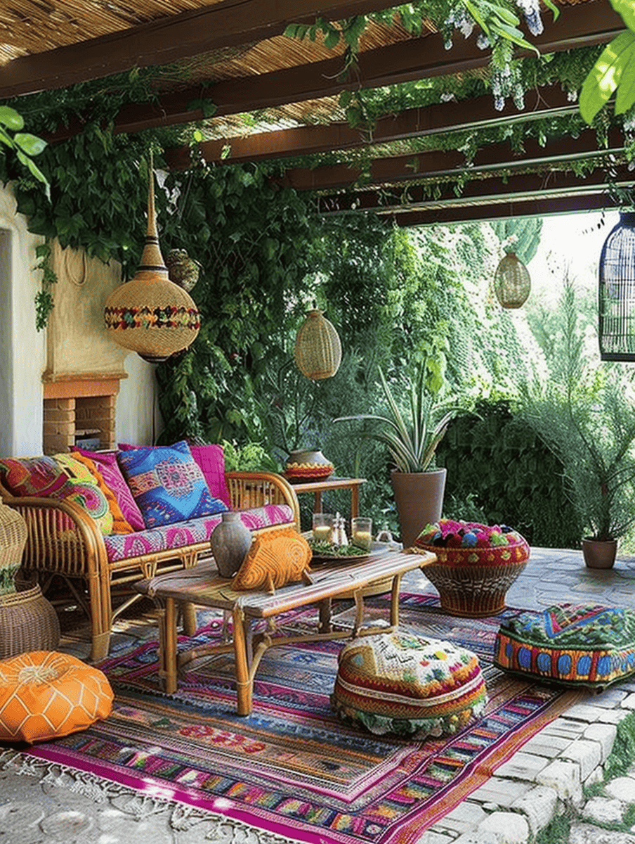 Boho Backyard Bliss: How to Create a
Stylish and Cozy Outdoor Oasis