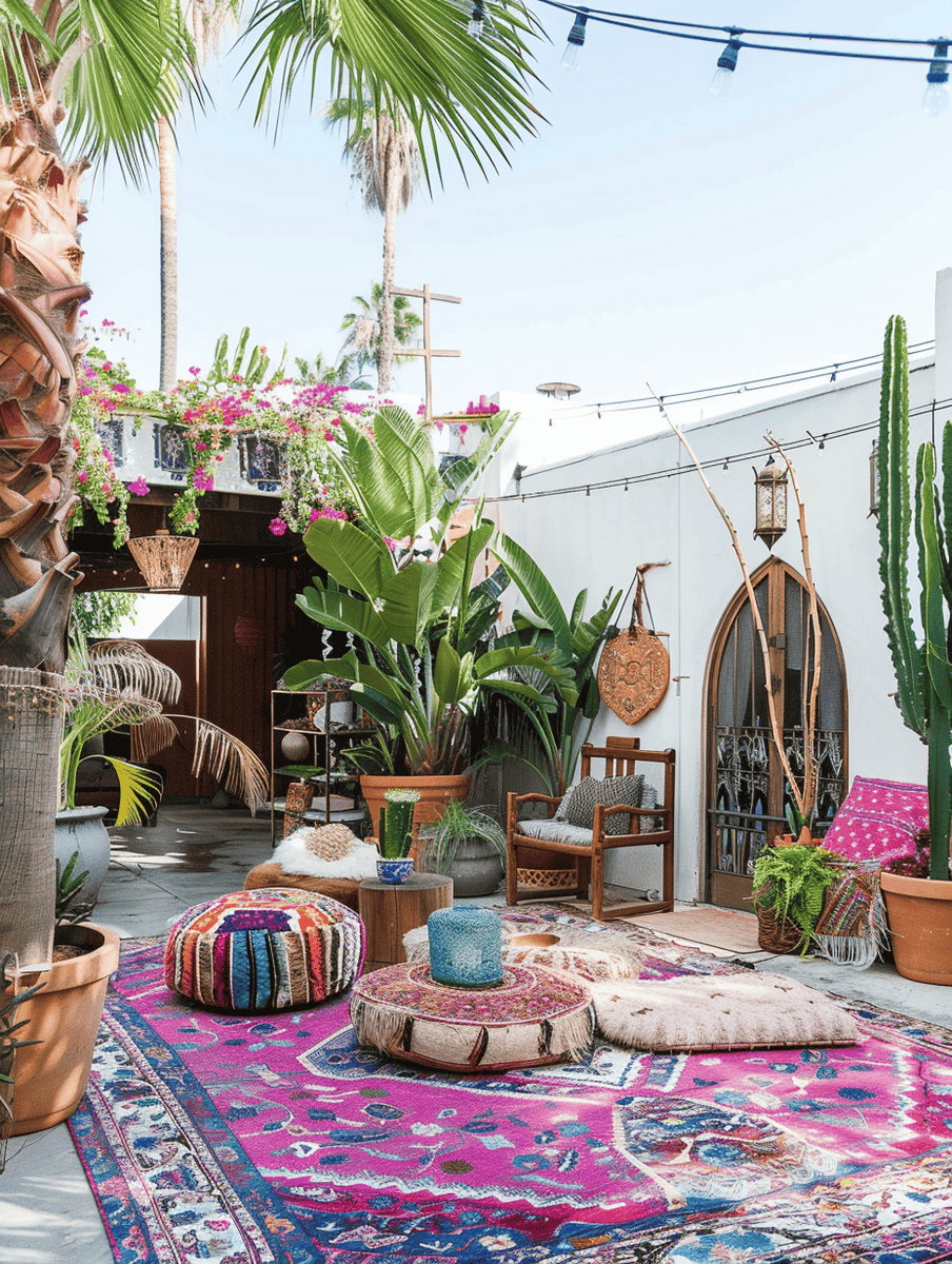 Boho Backyard Bliss: How to Design a Chic
and Cozy Outdoor Sanctuary