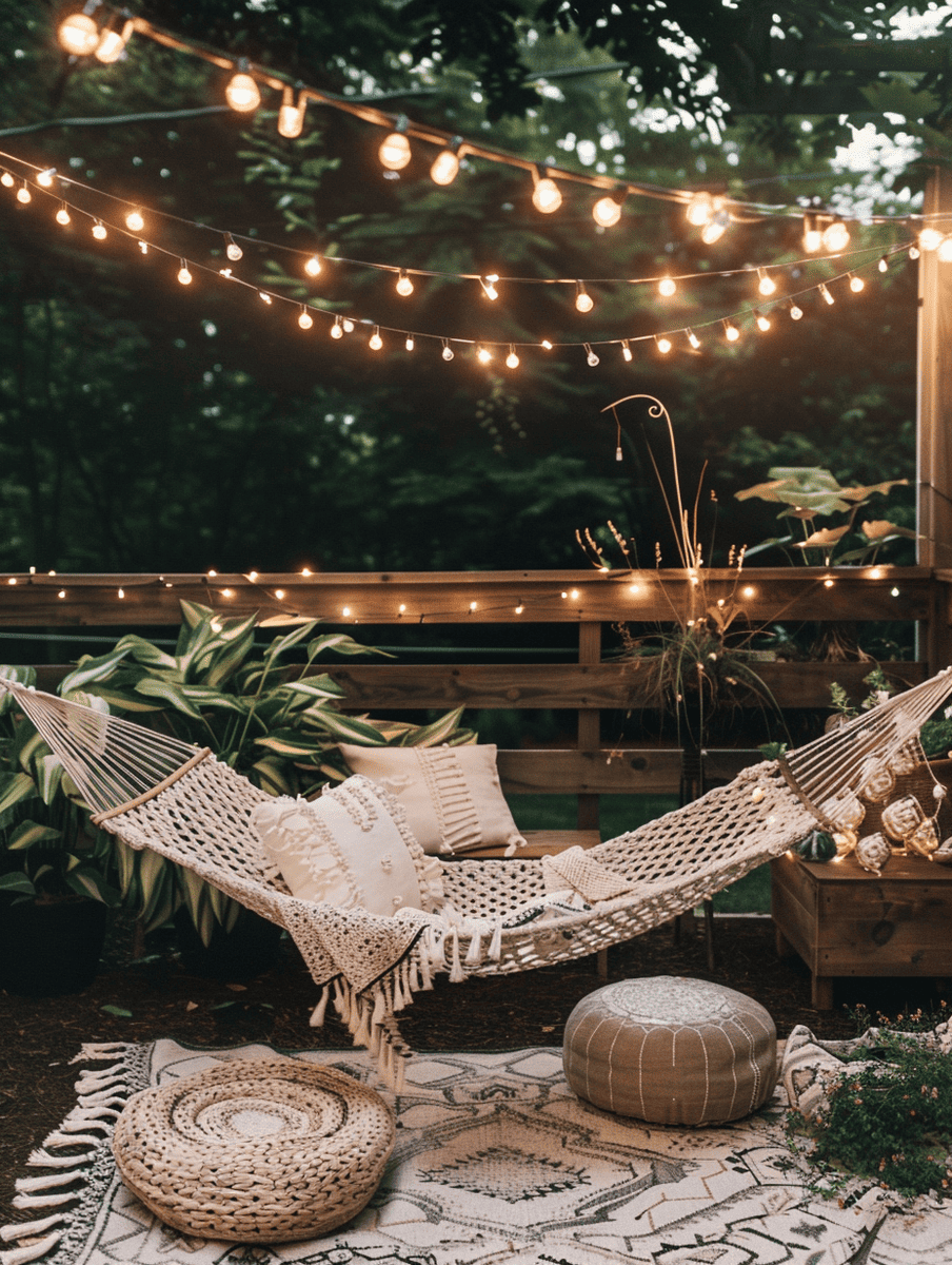 Boho Chic: Transforming Your Backyard
with Bohemian-Inspired Design