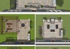 backyard design plans layout