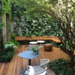 backyard design with deck