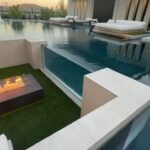 backyard design modern pool