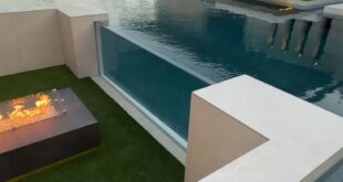 backyard design modern pool