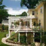 backyard design under deck