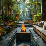 backyard design tropical