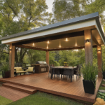 backyard design with gazebo