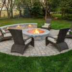 backyard design fire pit