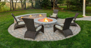 backyard design fire pit