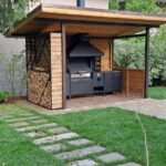 backyard design bbq