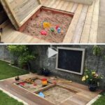 backyard design layout with playground