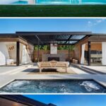 backyard design pool house