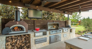 backyard design kitchen