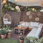 backyard design boho