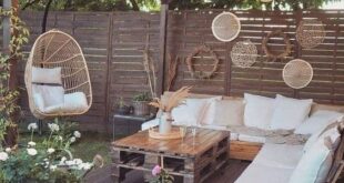 backyard design boho