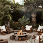 backyard design boho