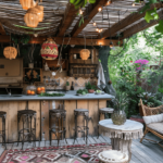 backyard design boho